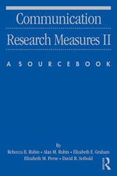 book Communication Research Measures II: A Sourcebook  (Volume 2)