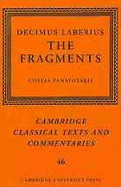 book Decimus Laberius : the fragments