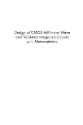 book Design of CMOS millimeter-wave and terahertz integrated circuits with metamaterials