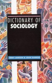 book Dictionary of sociology