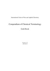 book Compendium of chemical terminology : IUPAC recommendations