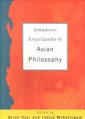 book Companion encyclopedia of Asian philosophy