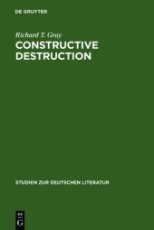 book Constructive destruction : Kafka's aphorisms, literary tradition, and literary transformation