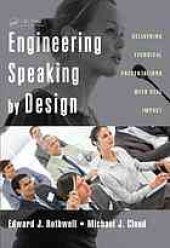 book Engineering speaking by design : delivering technical presentations with real impact