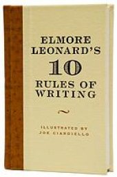 book Elmore Leonard's 10 rules of writing