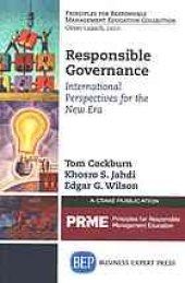 book Responsible governance : international perspectives for the new era