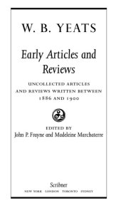 book Early Articles and Reviews