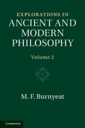 book Explorations in Ancient and Modern Philosophy