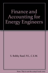 book Finance and accounting for energy engineers