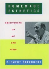 book Homemade esthetics : observations on art and taste