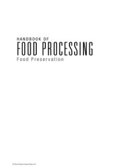 book Handbook of food processing : food preservation