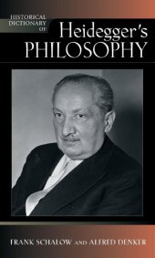 book Historical dictionary of Heidegger's philosophy