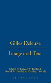 book Gilles Deleuze: Image and Text