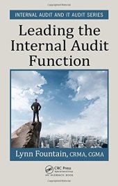 book Leading the internal audit function