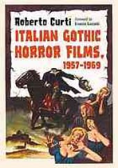 book Italian gothic horror films, 1957/1969