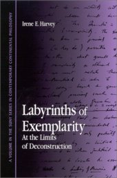 book Labyrinths of Exemplarity: At the Limits of Deconstruction