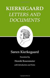 book Kierkegaard's Writings, XXV: Letters and Documents