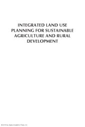 book Integrated land use planning for sustainable agriculture and rural development