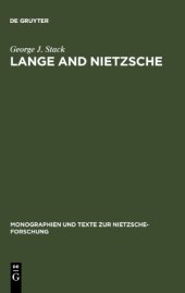 book Lange and Nietzsche