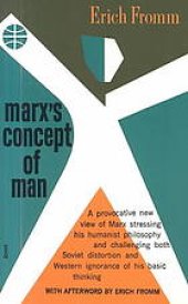 book Marx's concept of man