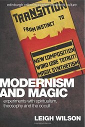 book Modernism and magic : experiments with spiritualism, theosophy and the occult