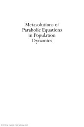 book Metasolutions of parabolic equations in population dynamics