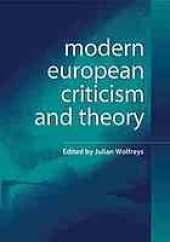 book Modern European criticism and theory : a critical guide