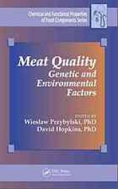 book Meat quality : genetic and environmental factors