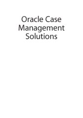 book Oracle case management solutions