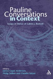 book Pauline Conversations in Context: Essays in Honor of Calvin J. Roetzel