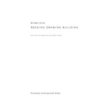 book Pamphlet Architecture 19: Reading Drawing Building