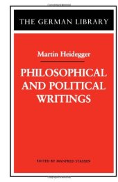 book Martin Heidegger : philosophical and political writings