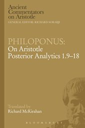 book Philoponus: On Aristotle Posterior Analytics 1.9-18