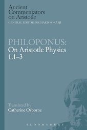 book Philoponus : on Aristotle physics 1.1-3