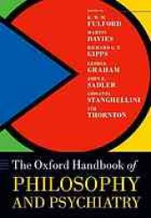 book The Oxford handbook of philosophy and psychiatry