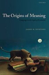 book The origins of meaning