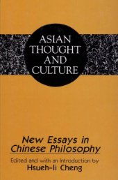 book New essays in Chinese philosophy