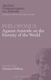 book Philoponus : against Aristotle on the eternity of the world