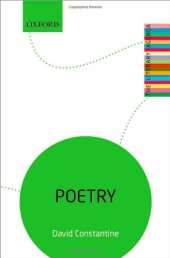 book Poetry: The Literary Agenda