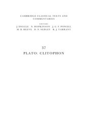 book Plato, Clitophon