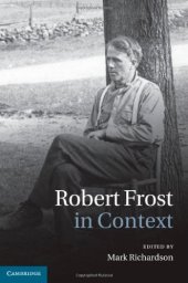 book Robert Frost in context