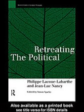 book Retreating the political