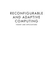 book Reconfigurable and adaptive computing : theory and applications