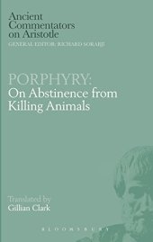 book Porphyry: On Abstinence from Killing Animals