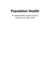 book Population Health : an implementation guide to improve outcomes and lower costs