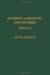 book Automata, languages, and machines