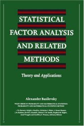 book Statistical factor analysis and related methods: Theory and applications