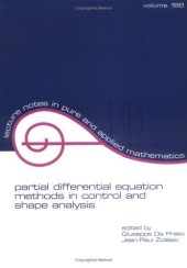 book Partial differential equation methods in control and shape analysis