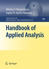 book Handbook of applied analysis