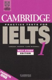 book Cambridge Practice Tests for IELTS 1 Cassette set